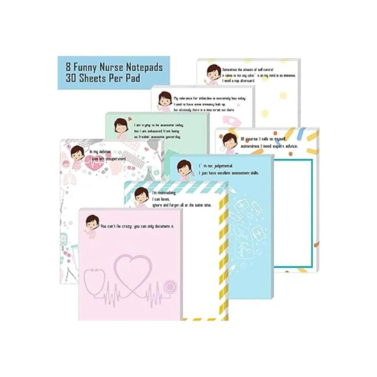8 blocs de notas divertidos para enfermeras cuadernos de_3