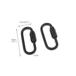 Quluxe Bloqueo de cadena en forma de D M3.5 de 0.138 in_2