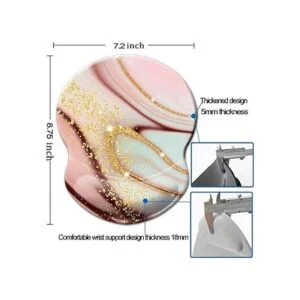 BOCHEERY Mousepad con soporte ergonómico para muñeca_2