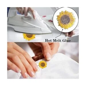 16 parches de hierro y mariposa de margaritas para coser_7