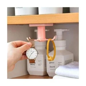 SHBaizoy 2 ganchos para debajo del gabinete ganchos de_3