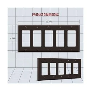 ENERLITES Placa de pared para interruptor de luz o toma de_2