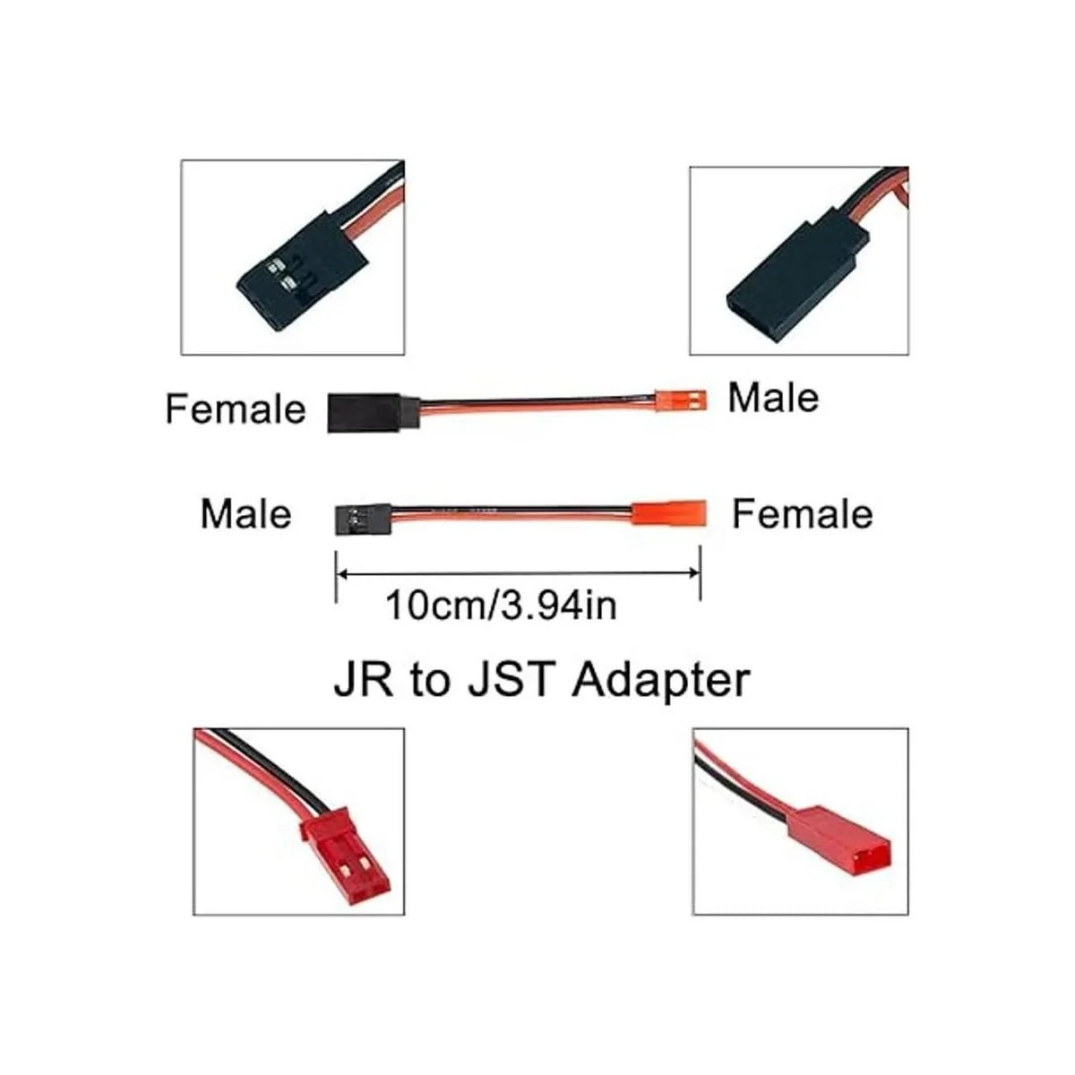 7 unids conector JST adaptador paralelo JST Y JST macho_2