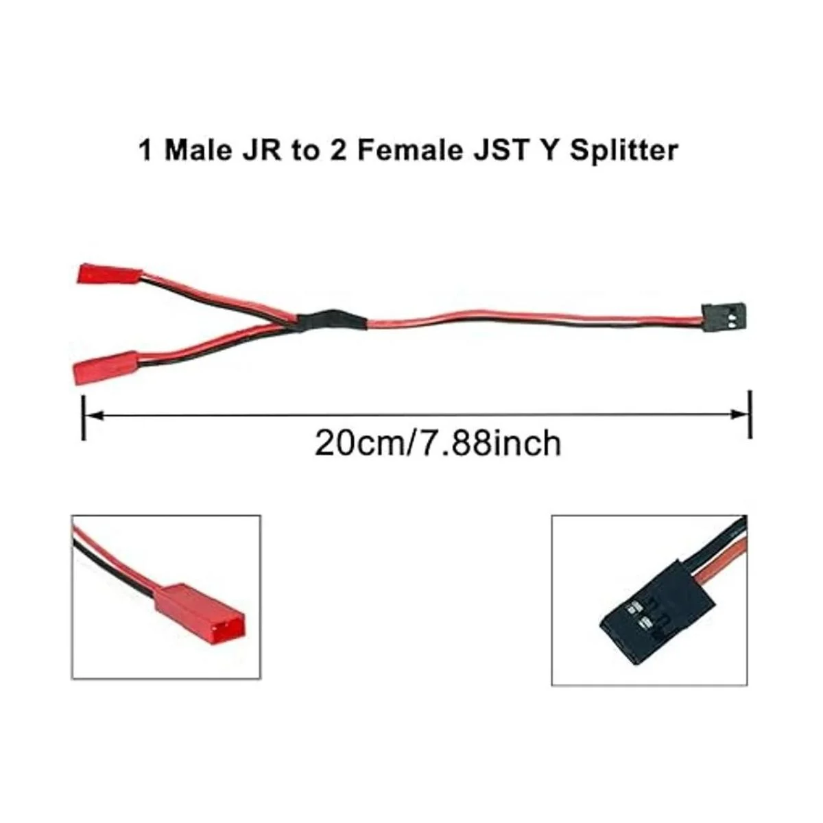 7 unids conector JST adaptador paralelo JST Y JST macho_3