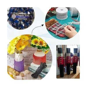 PH PandaHall Cuerda de seda roja de 19.6 yardas 3 capas_6