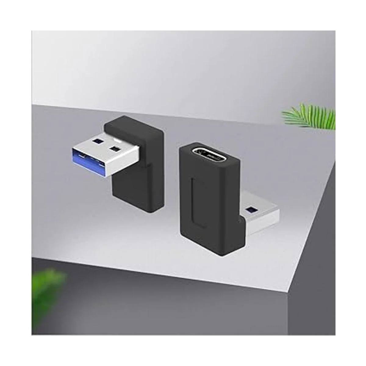Adaptador de ángulo recto USB A macho a USB C hembra_6