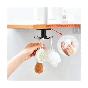 SHBaizoy 2 ganchos para debajo del gabinete ganchos de_2