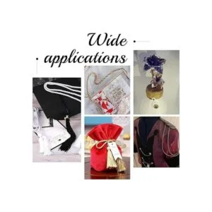 PH PandaHall Cuerda de seda roja de 19.6 yardas 3 capas_5