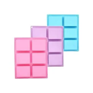 Pack de 3 moldes de jabón de silicona 6 cavidades_1