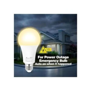 AmeriTop Bombilla LED de emergencia recargable Paquete_2