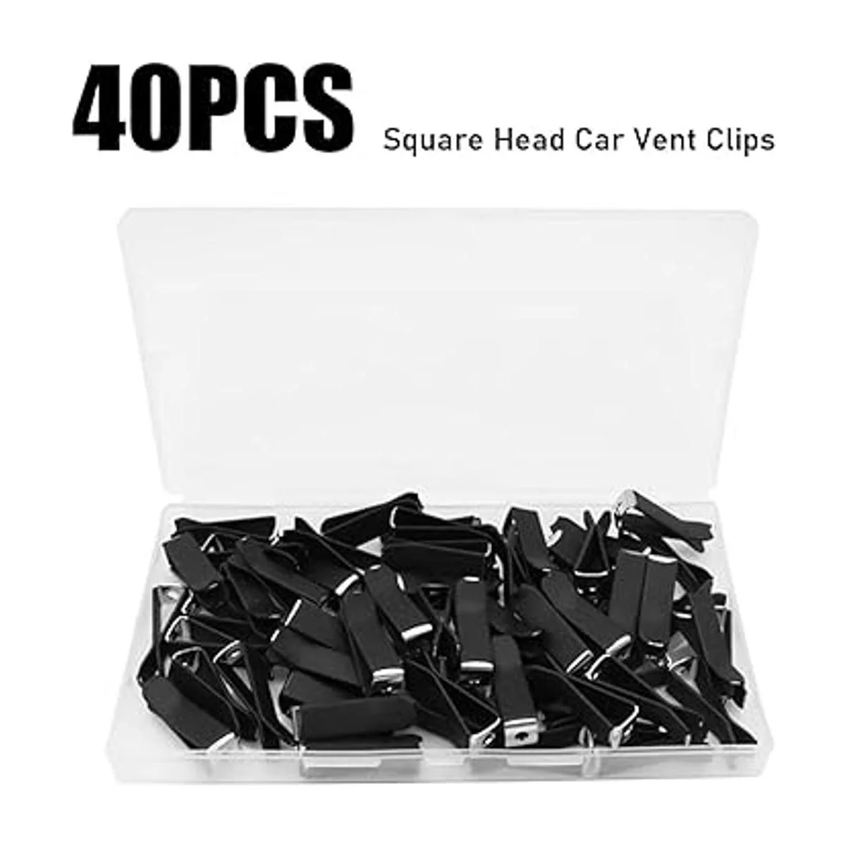 Dianrui 40 clips de ventilación de automóvil con cabeza_5