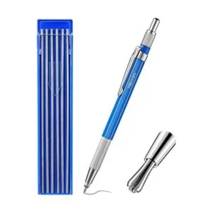 Hiboom Lápiz soldador de rayas plateadas con repuestos_1