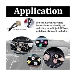 Dianrui 40 clips de ventilación de automóvil con cabeza_3