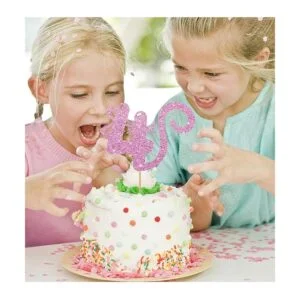Decoración para pasteles de gato de cuatro años_4