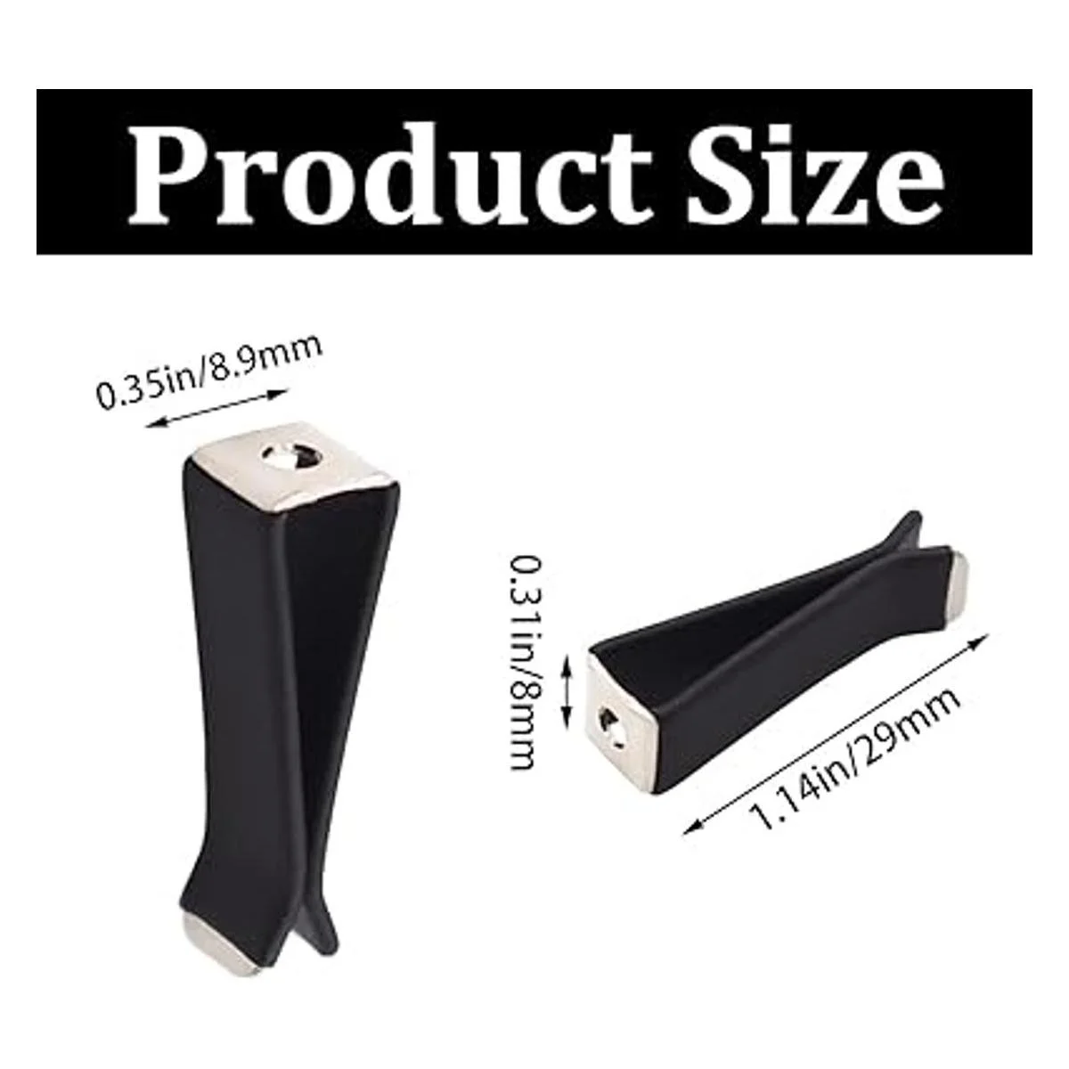 Dianrui 40 clips de ventilación de automóvil con cabeza_2