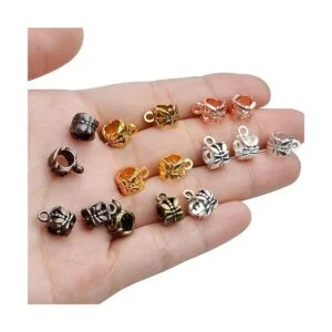 80pcs Antiguo Tibetano Fianza Perlas Tubo Espaciador_7