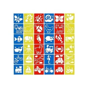 Peohud 36 plantillas para niños plantillas de tiza de_7