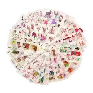 36 hojas de calcomanías Washi de acuarela para diario_1