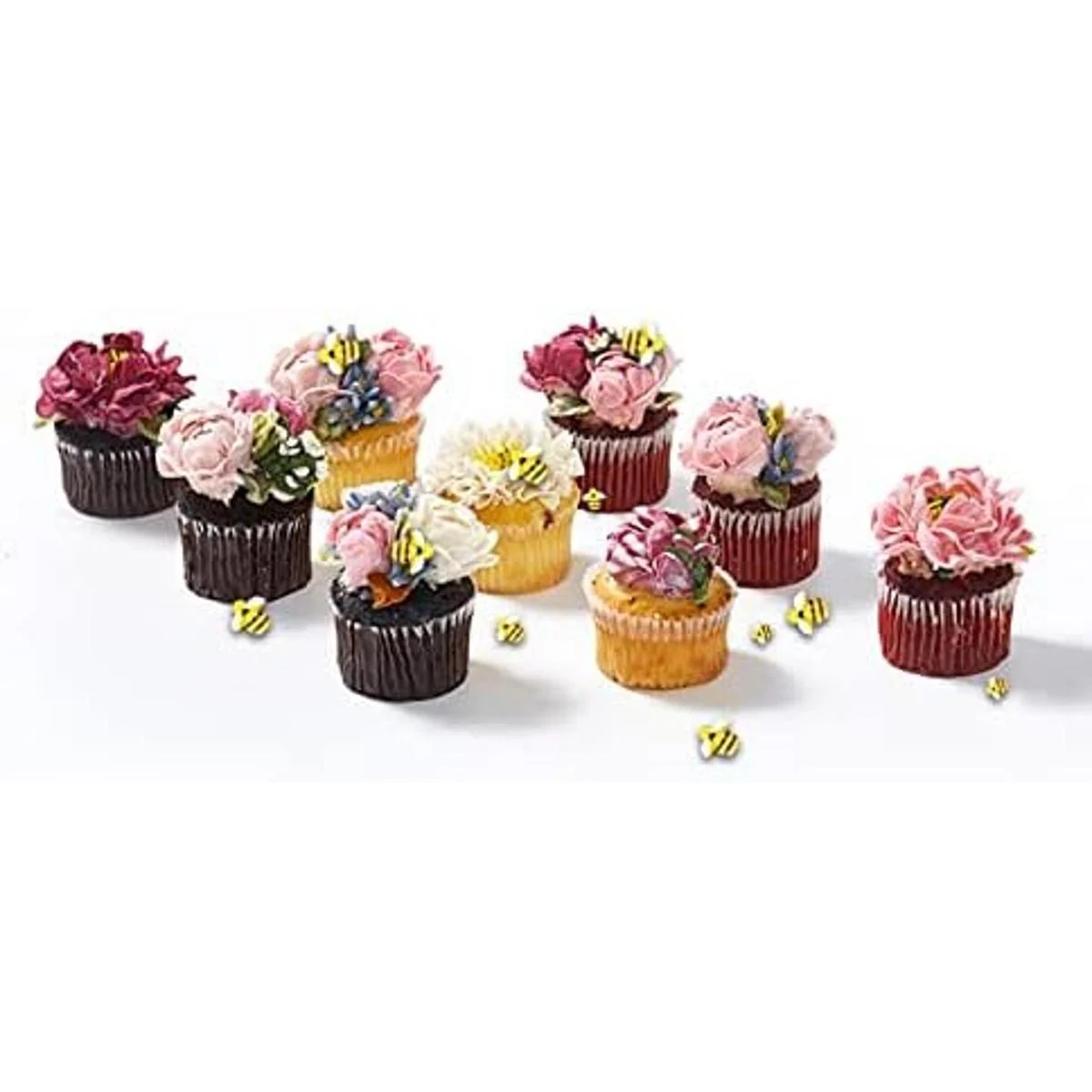 SQXBK Tiny Bees 20 piezas de 0.748 x 0.748 x 0.315 in_5