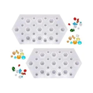 DDlife 2 moldes de silicona con gemas de diamante 3D_1
