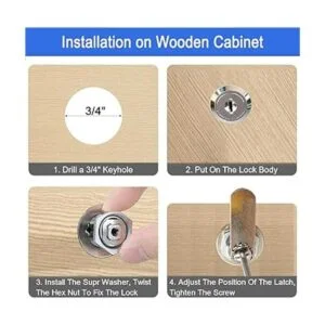 WOOCH Cerradura de leva para gabinete 58 pulgadas_6