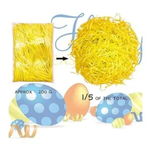 PEVOGON Papeles de relleno de rafia de hierba de Pascua_2