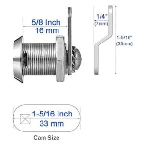 WOOCH Cerradura de leva para gabinete 58 pulgadas_3