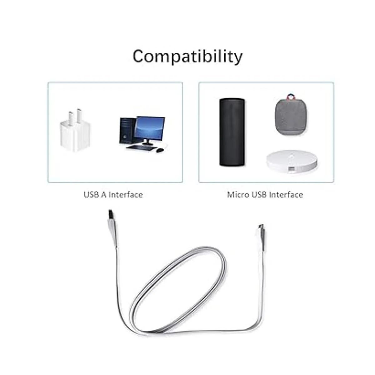 Cable de repuesto para cargador de brazo de UE cable de_2