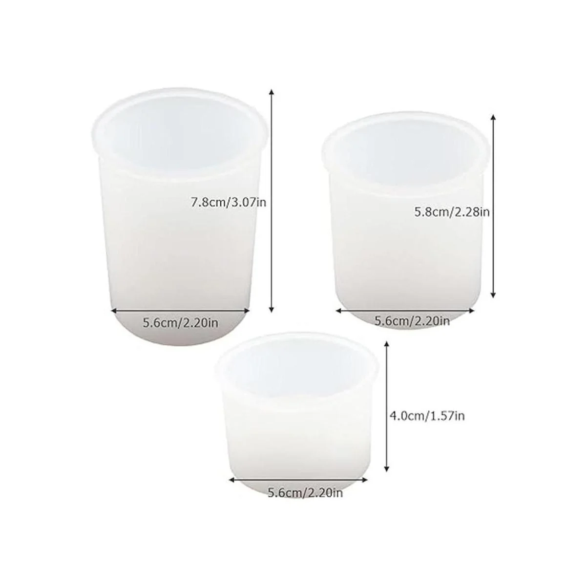 3 piezas de candelita titular de vela votiva molde de_2