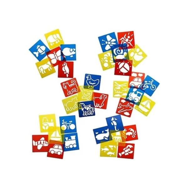 Peohud 36 plantillas para niños plantillas de tiza de_6