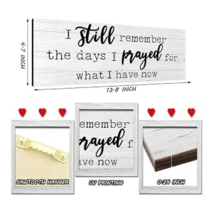 Letrero de madera rústica con texto en inglés I Still_3