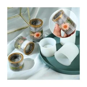 3 piezas de candelita titular de vela votiva molde de_3