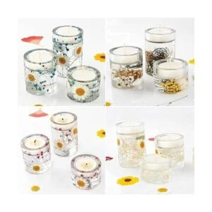 3 piezas de candelita titular de vela votiva molde de_5