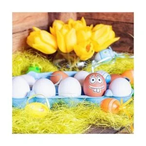 PEVOGON Papeles de relleno de rafia de hierba de Pascua_7