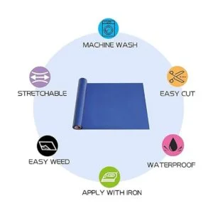 RENLITONG Rollos de vinilo termotransferible HTV con_3