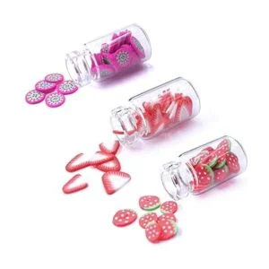 30 botellas de vidrio en miniatura para casa de muñecas_4