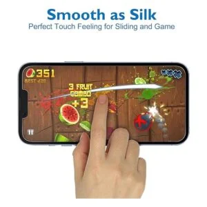 Mothca Protector de pantalla de vidrio mate para iPhone 13_2