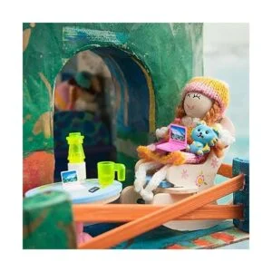 Haomian Juego de 5 piezas para casa de muñecas Mini_6