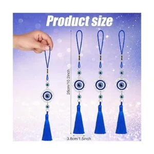 Adorno colgante de ojo malvado de la suerte para_2