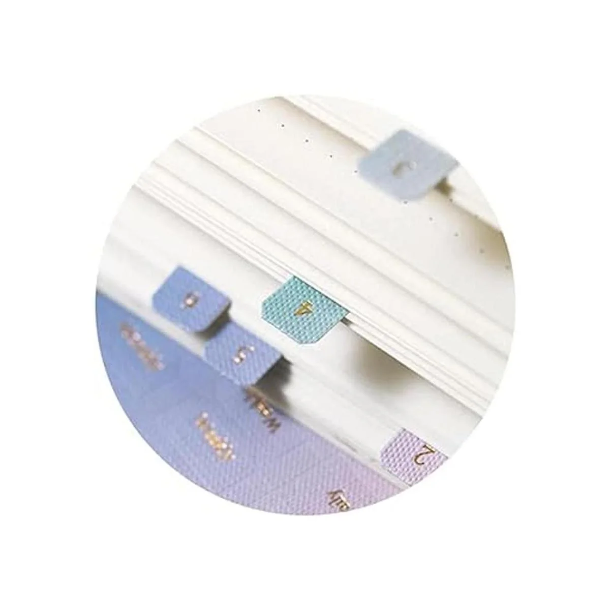 Dreamty 10 hojas autoadhesivas pestañas degradado color_5