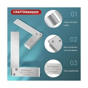 Engineer Square Machinist Juego cuadrado de acero_3