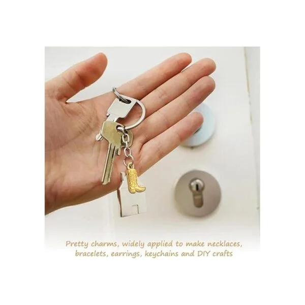 60pcs 3 estilos Western Cowboy Charms de aleación tibetana_7