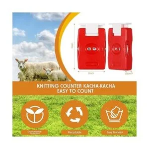 2 piezas de contador de tejer contador de puntada de_2