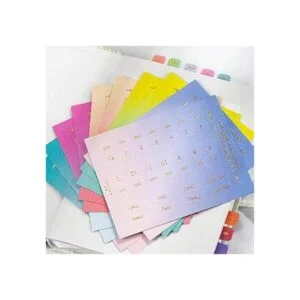 Dreamty 10 hojas autoadhesivas pestañas degradado color_3