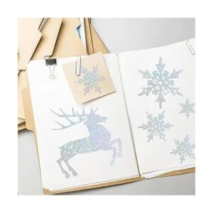 20 hojas de laminación holográfica transparente de_6