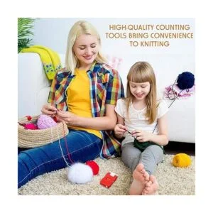 2 piezas de contador de tejer contador de puntada de_5