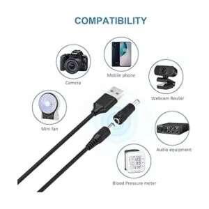 POWSEED Cable de alimentación universal de 5 V cable de_3