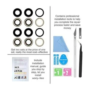 2 piezas de repuesto para iPhone 12 Pro 6.1 pulgadas con_7