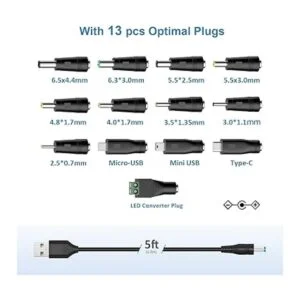 POWSEED Cable de alimentación universal de 5 V cable de_4