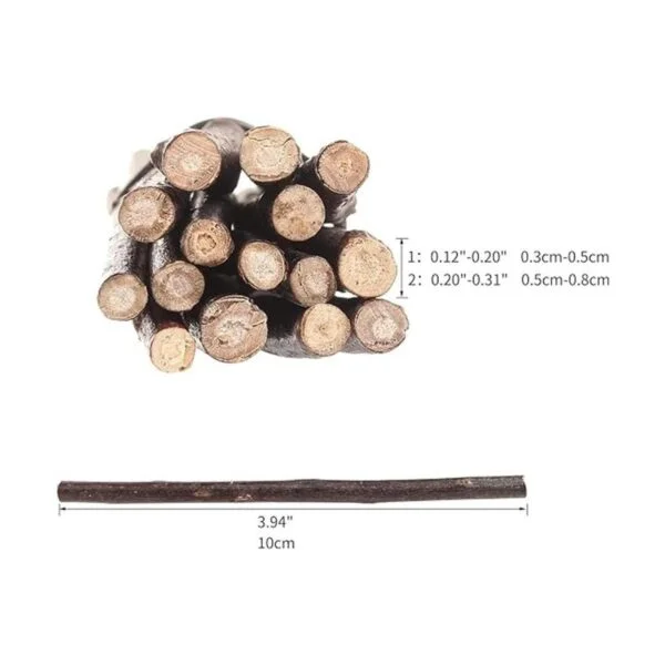 YPZAKA Palillos de madera para manualidades palitos de_3